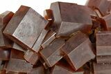 Top Quality, Deep Red Vanadinite Crystal Cluster - Large Crystals #368109-1